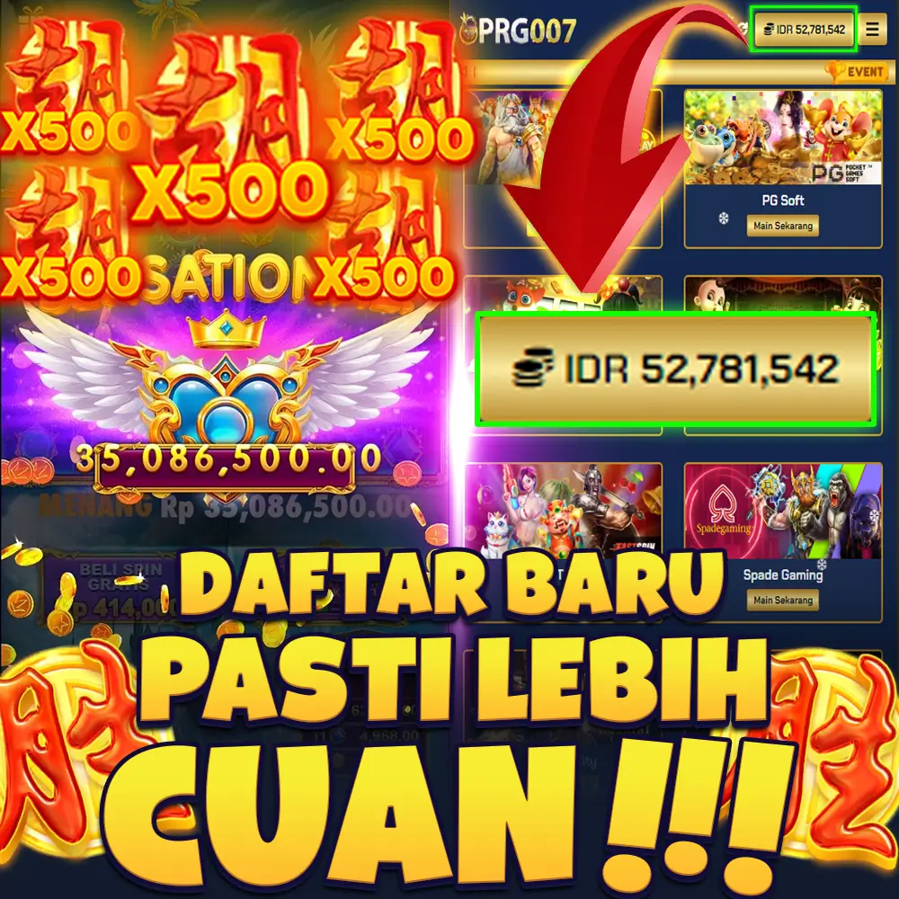 PRG007 DAFTAR BARU PASTI LEBIH CUAN